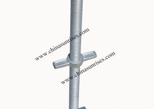 Scaffolding adjustable base jack U head