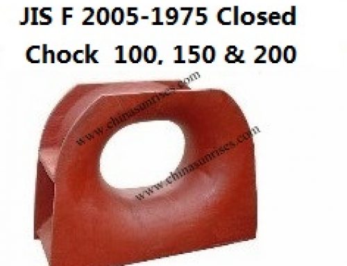 JIS F 2005-1975 Closed Chock