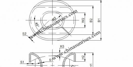 DIN81915-1998 Bulwark Mounted Ship Chock Type A