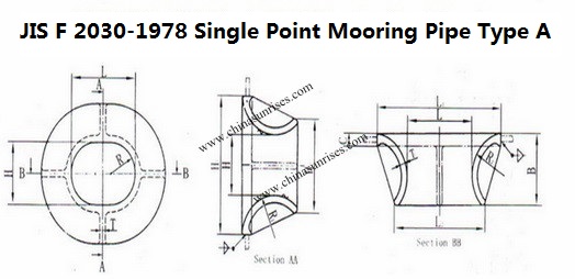 JIS F 2030-1978 Single Point Mooring Pipe Type A
