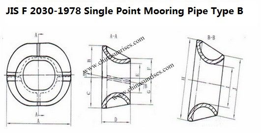 JIS F 2030-1978 Single Point Mooring Pipe Type B