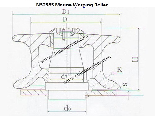 NS2585 Marine Warping Roller