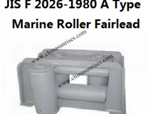 JIS F 2026-1980 A Type Marine Roller Fairlead