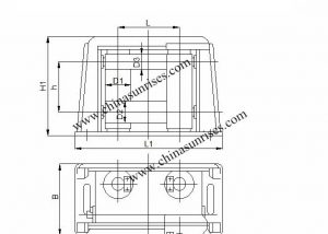 JIS F 2026-1980 BR Type Marine Roller Fairlead