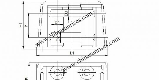 JIS F 2026-1980 BR Type Marine Roller Fairlead