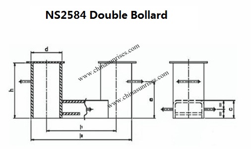 NS2584 Double Bollard