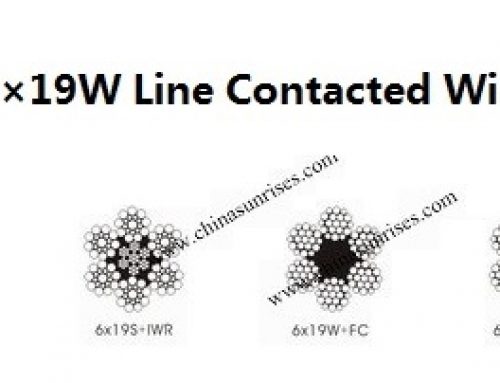 6×19S 6×19W Line Contacted Wire Rope