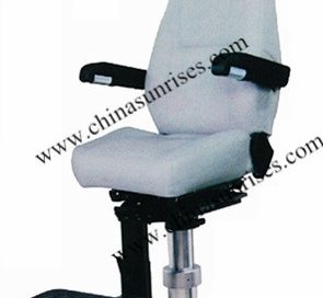 Marine Fixed Pilot Chair with Aluminum Alloy Column