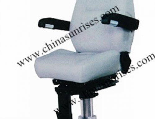 Marine Fixed Pilot Chair with Aluminum Alloy Column