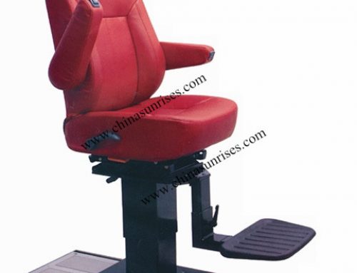 Movable Pilot Chair,Marine Pilot Chair with Square Steel Column