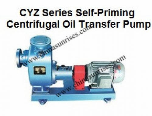 CYZ Series Self-Priming Centrifugal Oil Transfer Pump