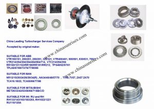 Spare Parts for Turbocharger