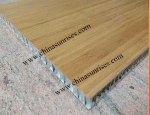 Bamboo Veneer honeycomb alucobond aluminum composite panel