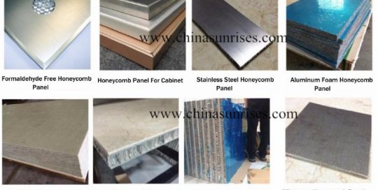 various honeycomb panel